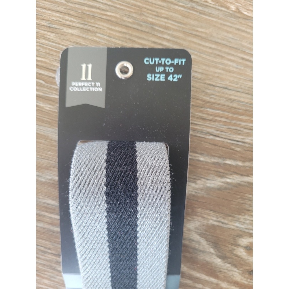 Walter Hagen Mens Reversible Stretch Golf Belt Grey Black Cut To Fit Up To 42 #8 - Picture 3 of 6